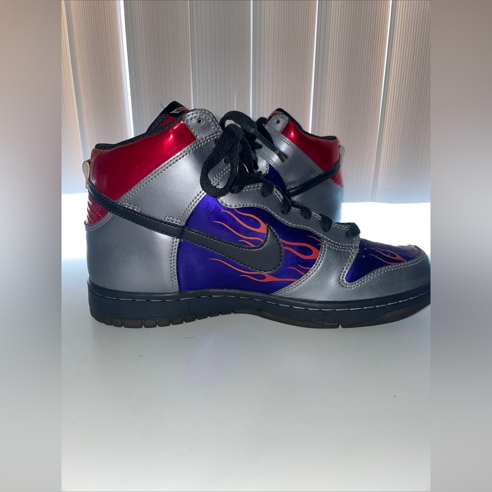 Nike Dunk High GS ‘Optimus Prime’ 308319 001 Youth size 7Y Transformers Sneakers